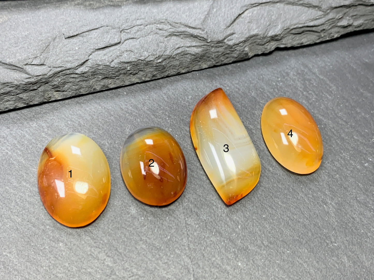 Carnelian cabochon