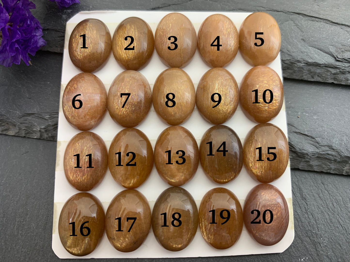 GoldSand Sunstone oval 12x16mm cabochon