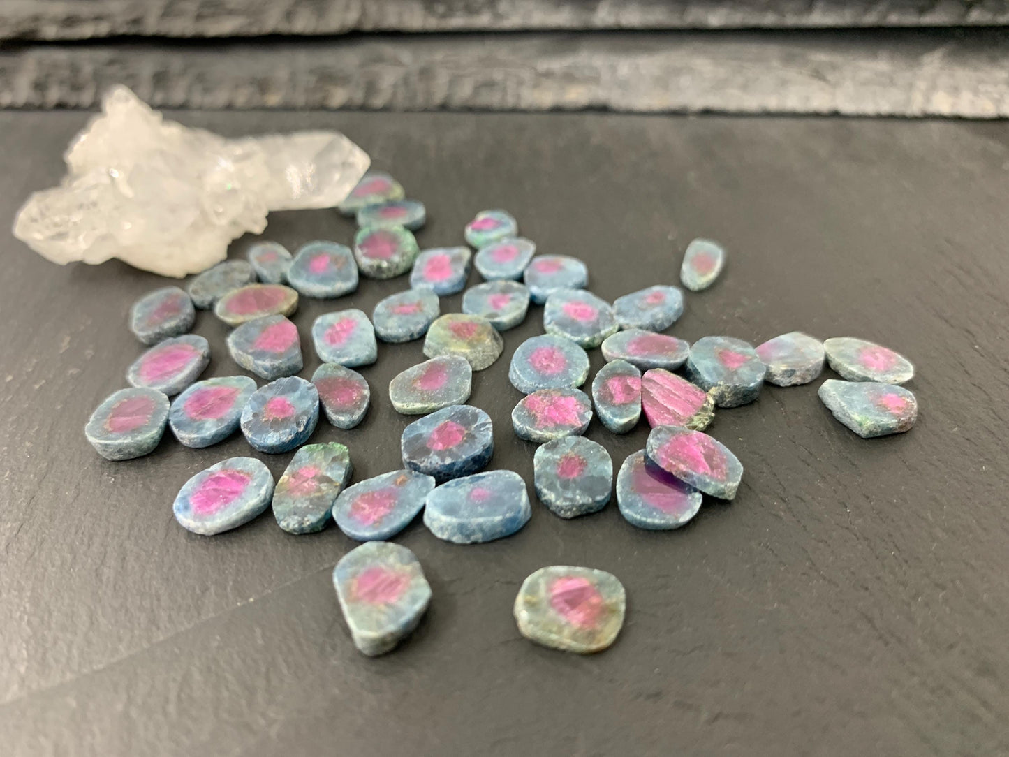 Watermelon Ruby 9mm long slice