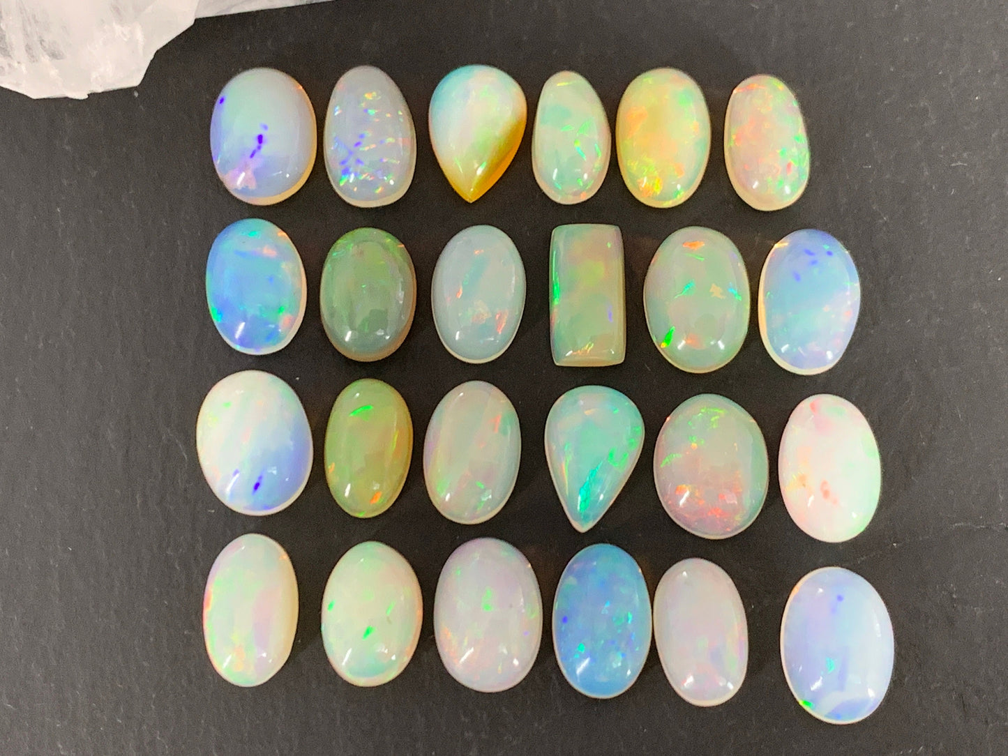 Ethiopian Opal 11mm long cabochon