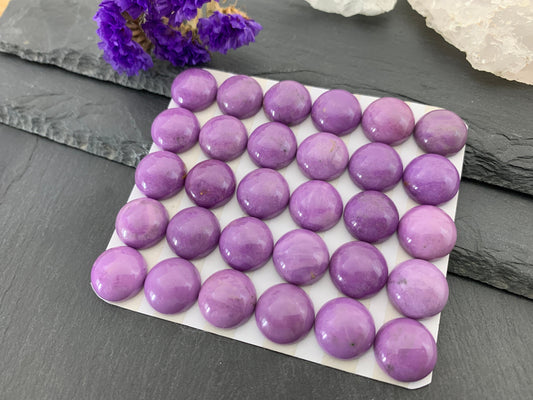 Phosphosiderite round 15mm cabochon