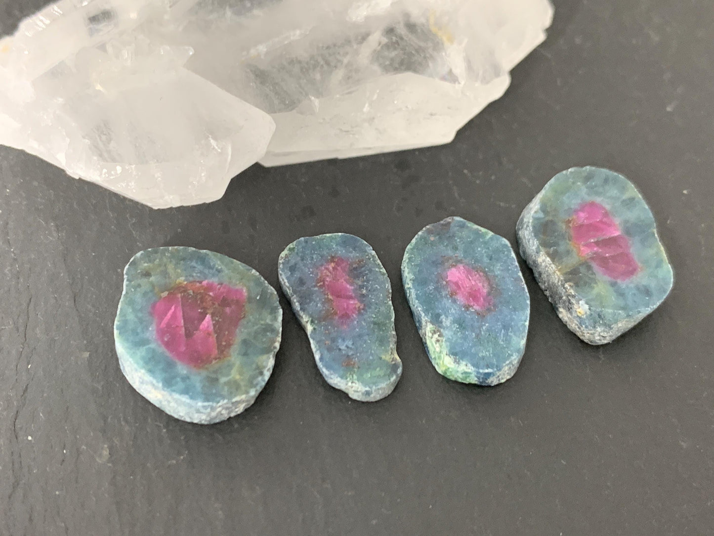 Watermelon Ruby 18mm long slice