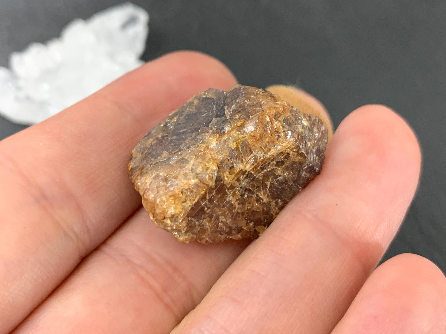 Raw Zircon 25x14x15mm from Tanzania - not drilled gemstone