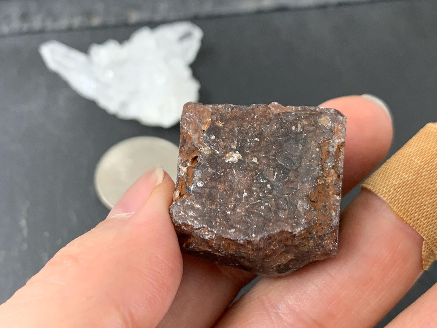 Raw Zircon 25x21x20mm from Tanzania - not drilled gemstone