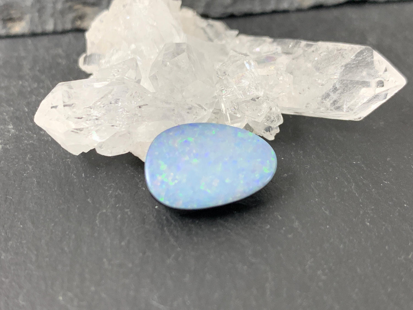 Australian Opal doublet 10x15x4mm cabochon
