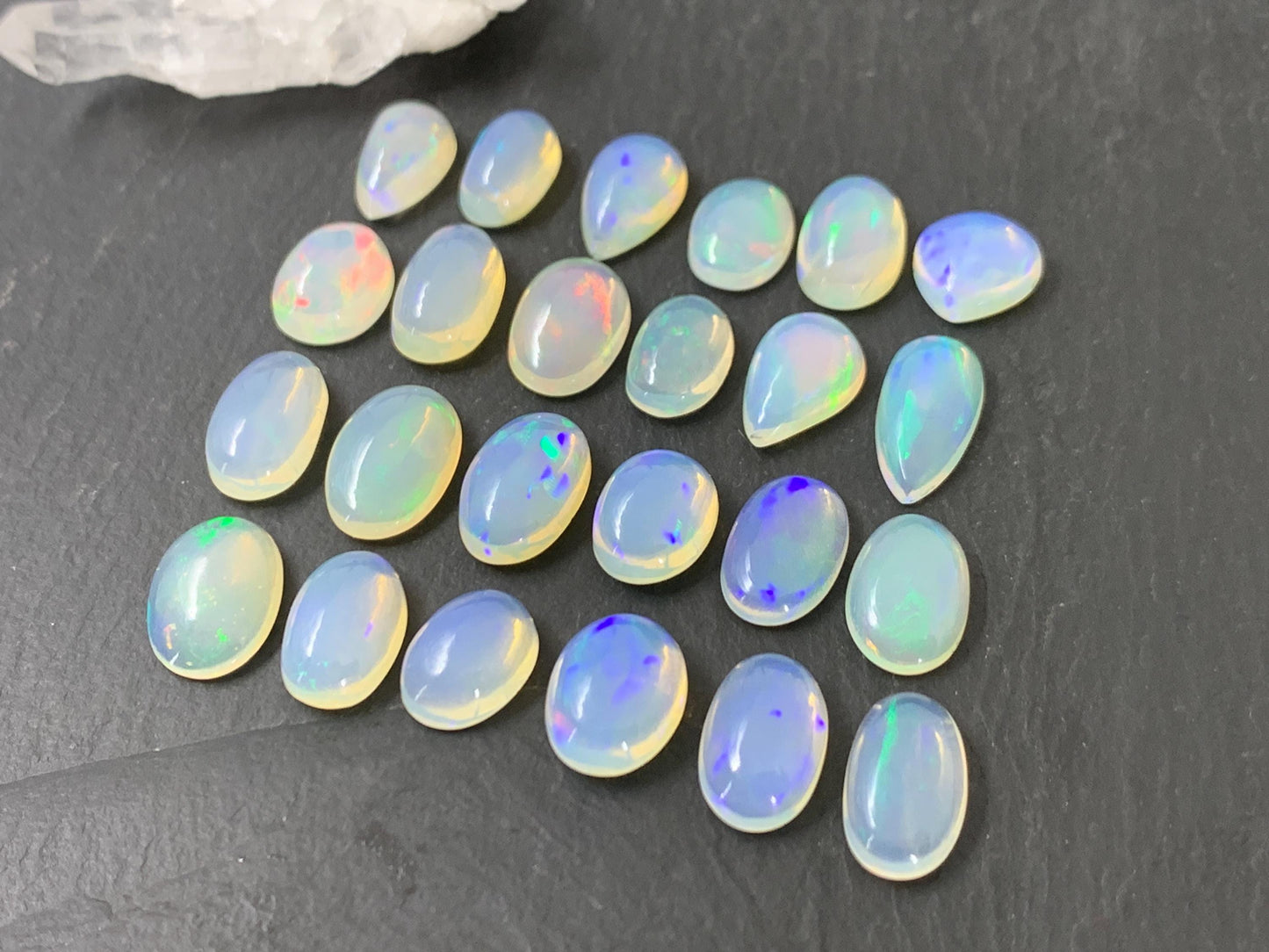 Ethiopian Opal 10-15mm long cabochon