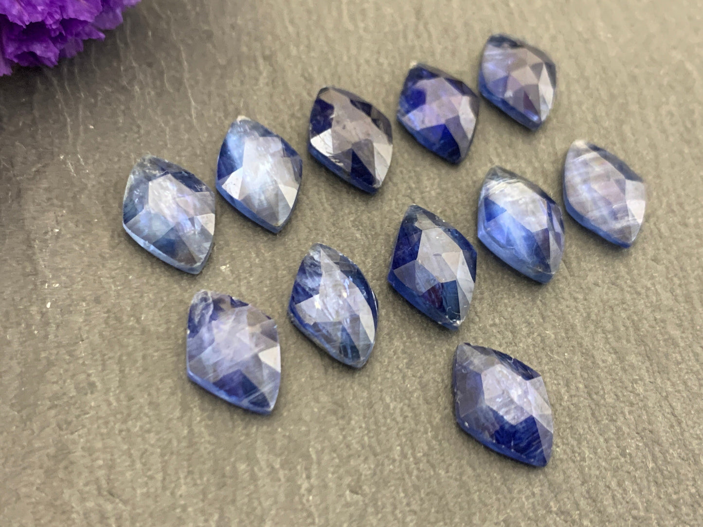 Faceted Kyanite 8x12mm Cabochon | Natural Kyanite
