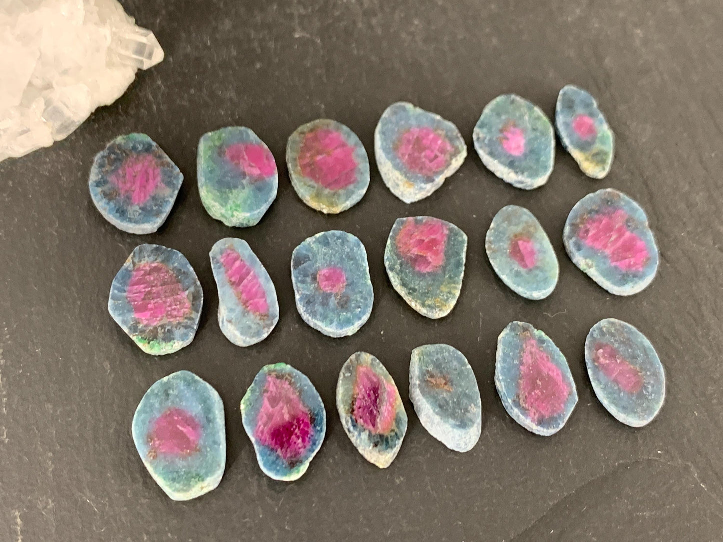 Watermelon Ruby 14mm long slice