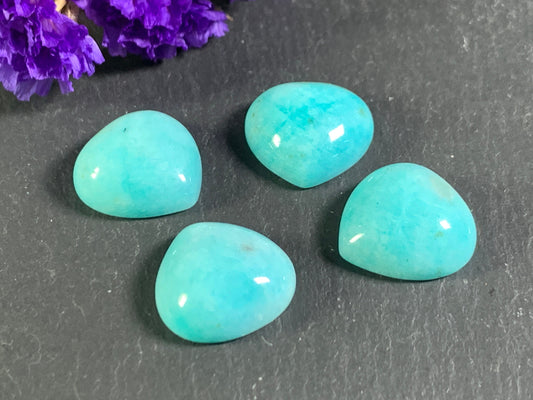 Amazonite pear 17mm Cabochon - Calibrated cabochons