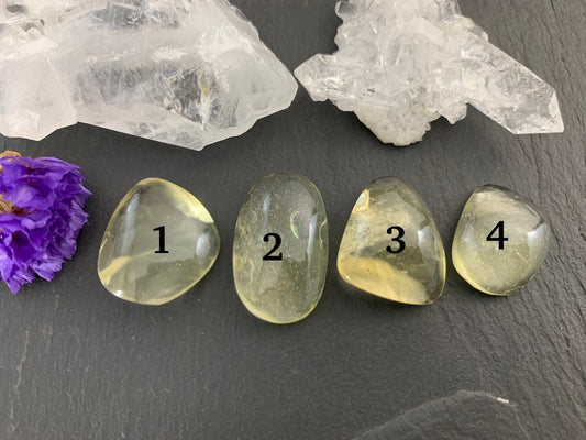 Libyan Desert Glass 18-24mm long cabochon