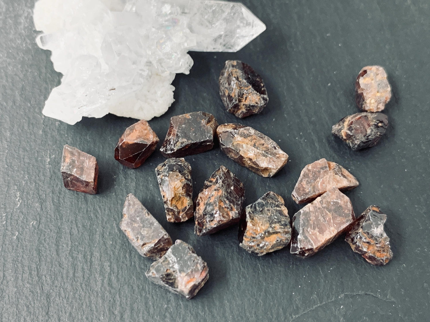 Raw Zircon 8-13mm long from Tanzania - lot of 15 piec - not drilled gemstone