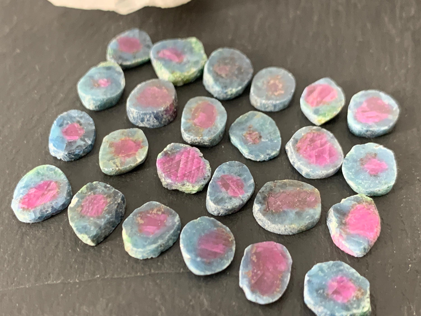 Watermelon Ruby 8-10mm long slice