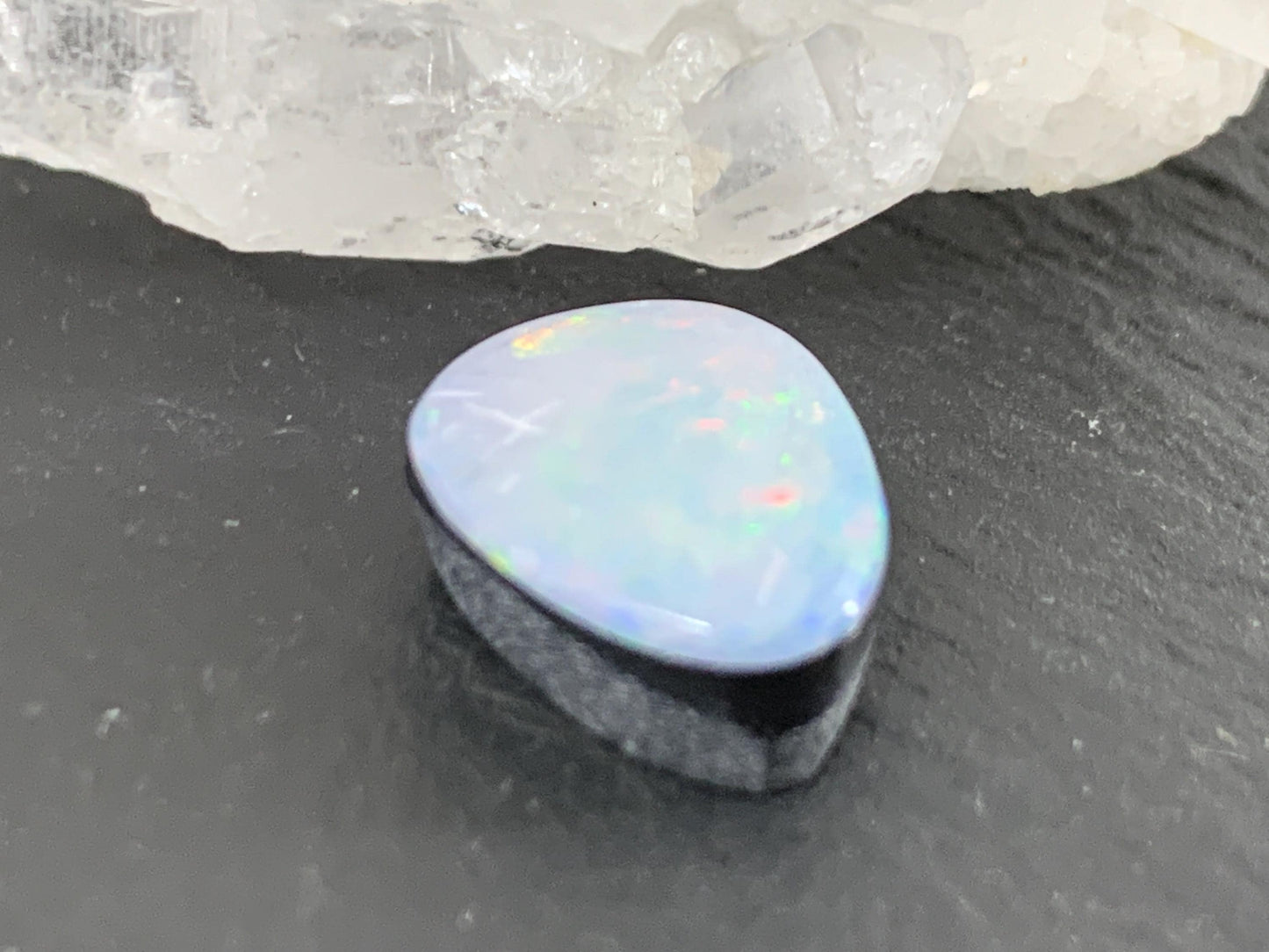 Australian Opal Doublet Cabochon 10x13x5mm Free Form Natural Gemstone