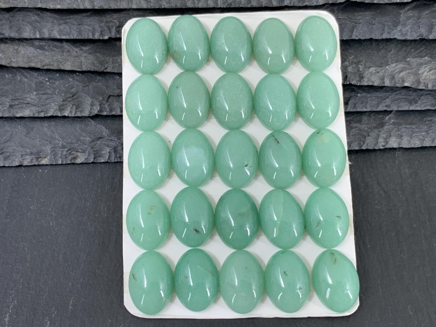Green Aventurine Cabochon Oval 13x18mm – Natural Calibrated Gemstone For Jewelry