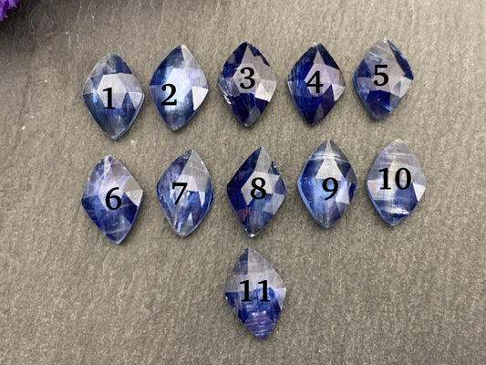 Faceted Kyanite 8x12mm Cabochon | Natural Kyanite