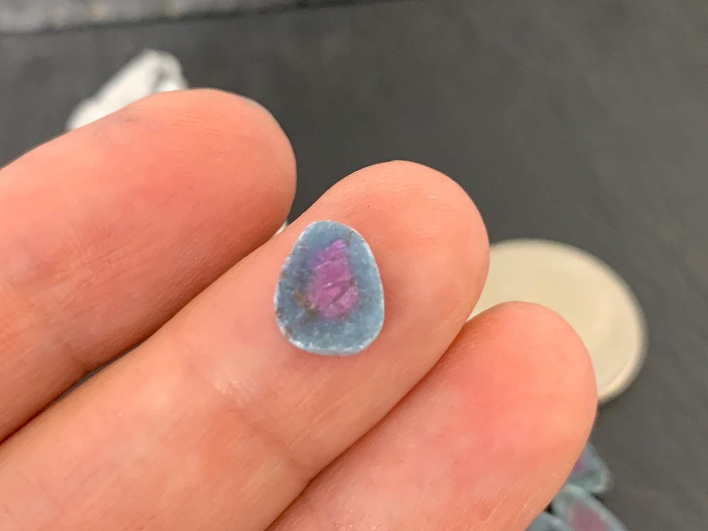 Watermelon Ruby 8mm long slice