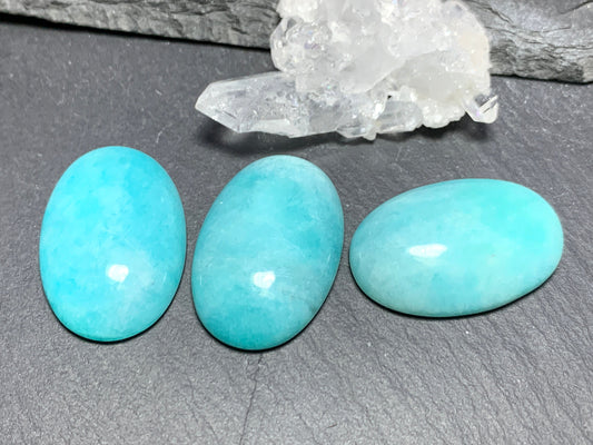 Amazonite oval 20x30mm Cabochon - Calibrated cabochons