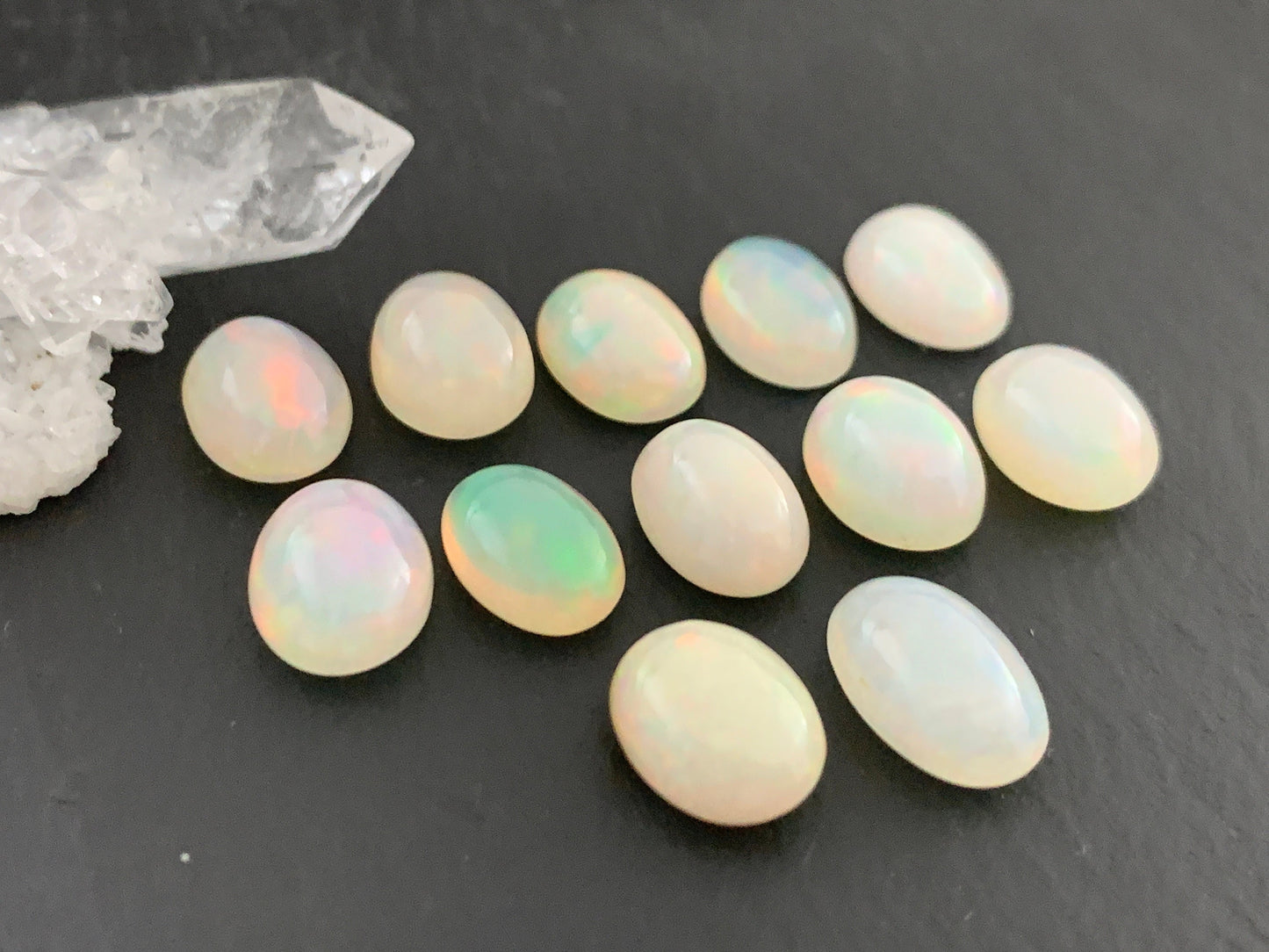 Ethiopian Opal 10-12mm long cabochon