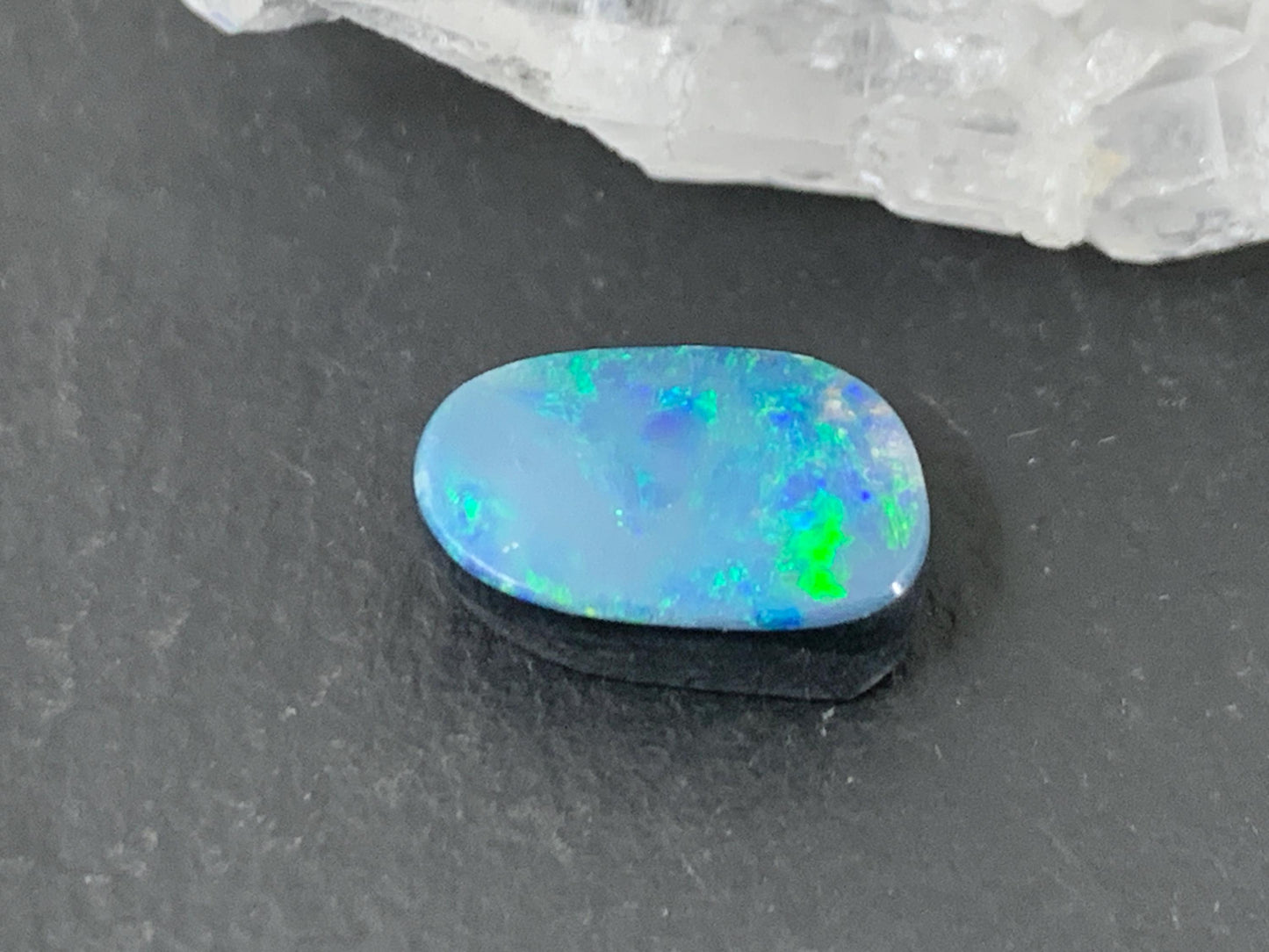 Australian Opal Doublet 8x12x4.5mm Free Form Cabochon - Natural Gemstone