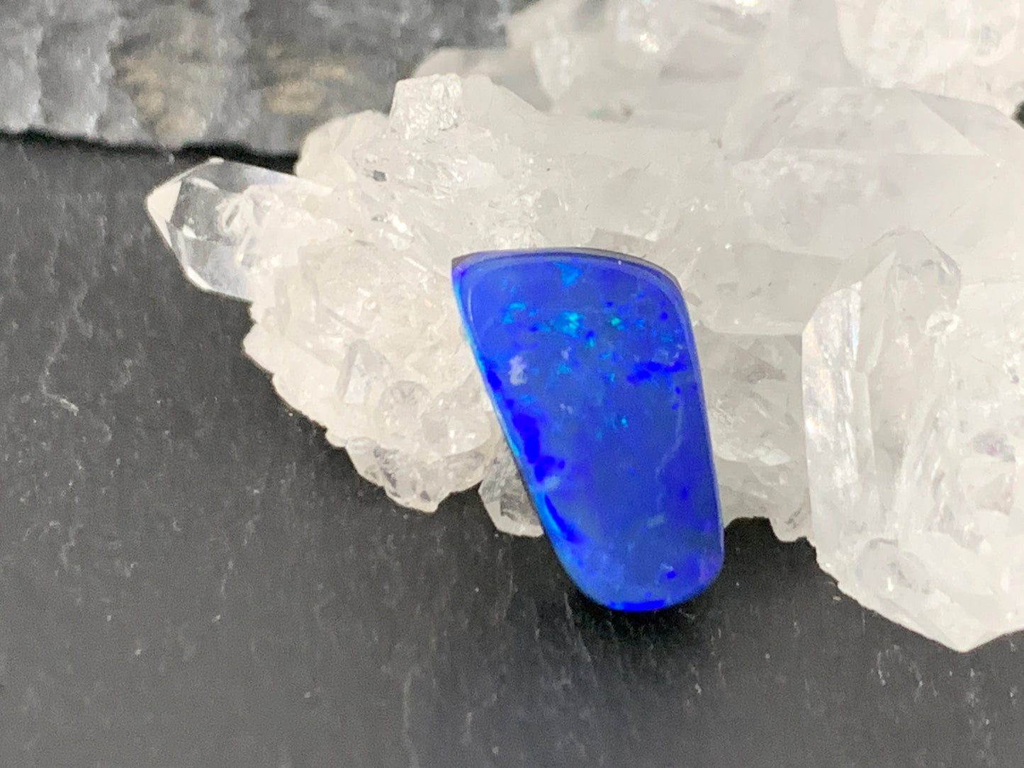Australian Opal doublet 7x13x4mm cabochon
