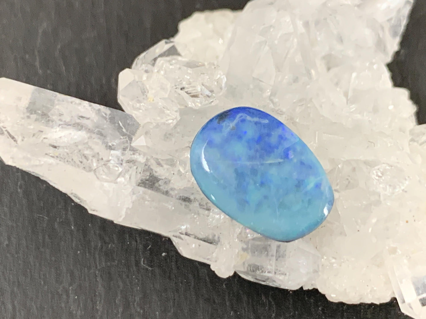 Australian Opal Doublet 8x12x5mm Free Form Cabochon - Natural Gemstone