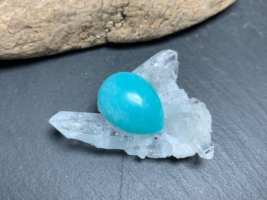 Amazonite Pear 15x20mm cabochon - Calibrated cabochons