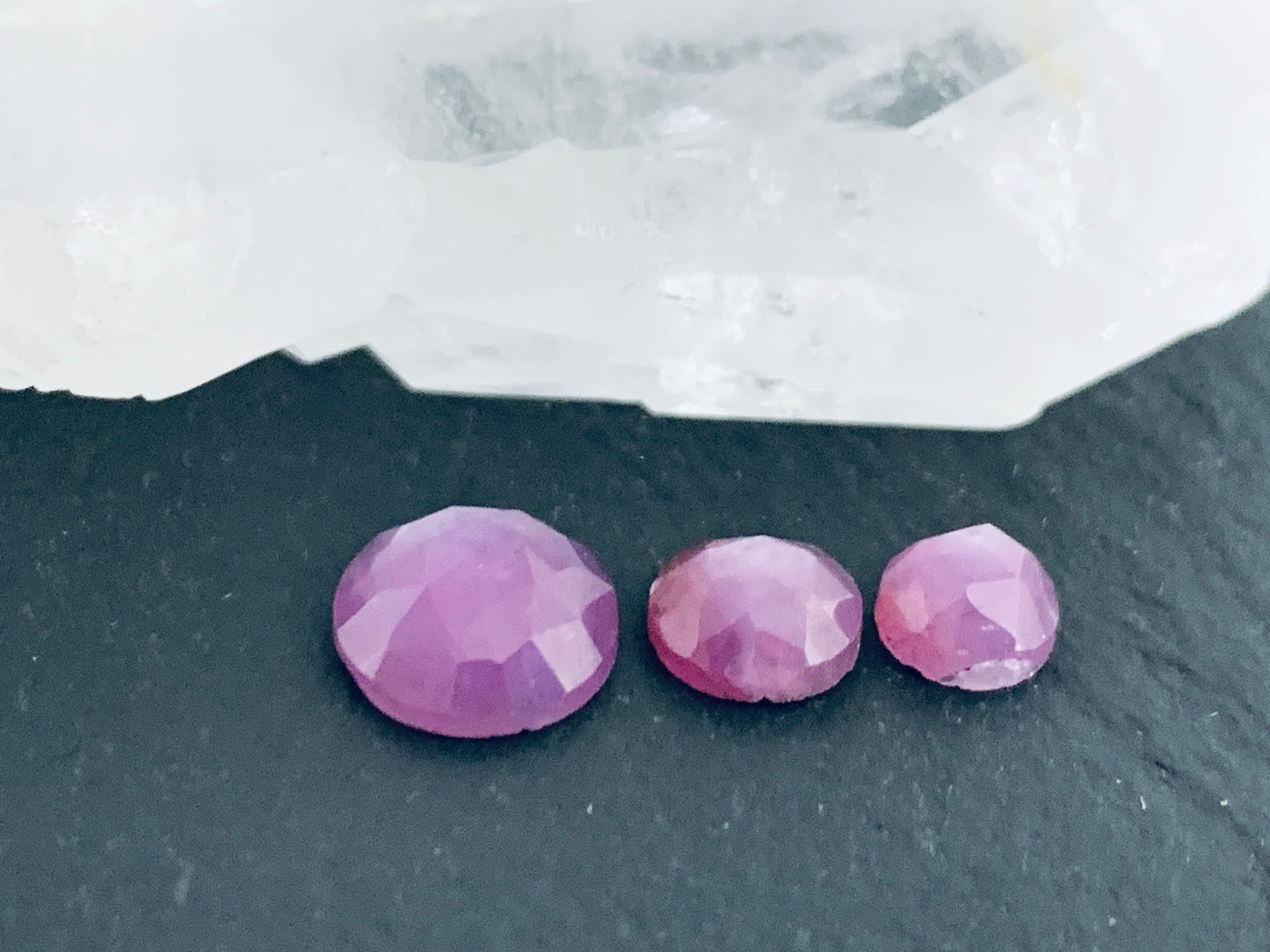 Faceted Silky Star Sapphire round 5mm, 6mm, 8mm cabochon