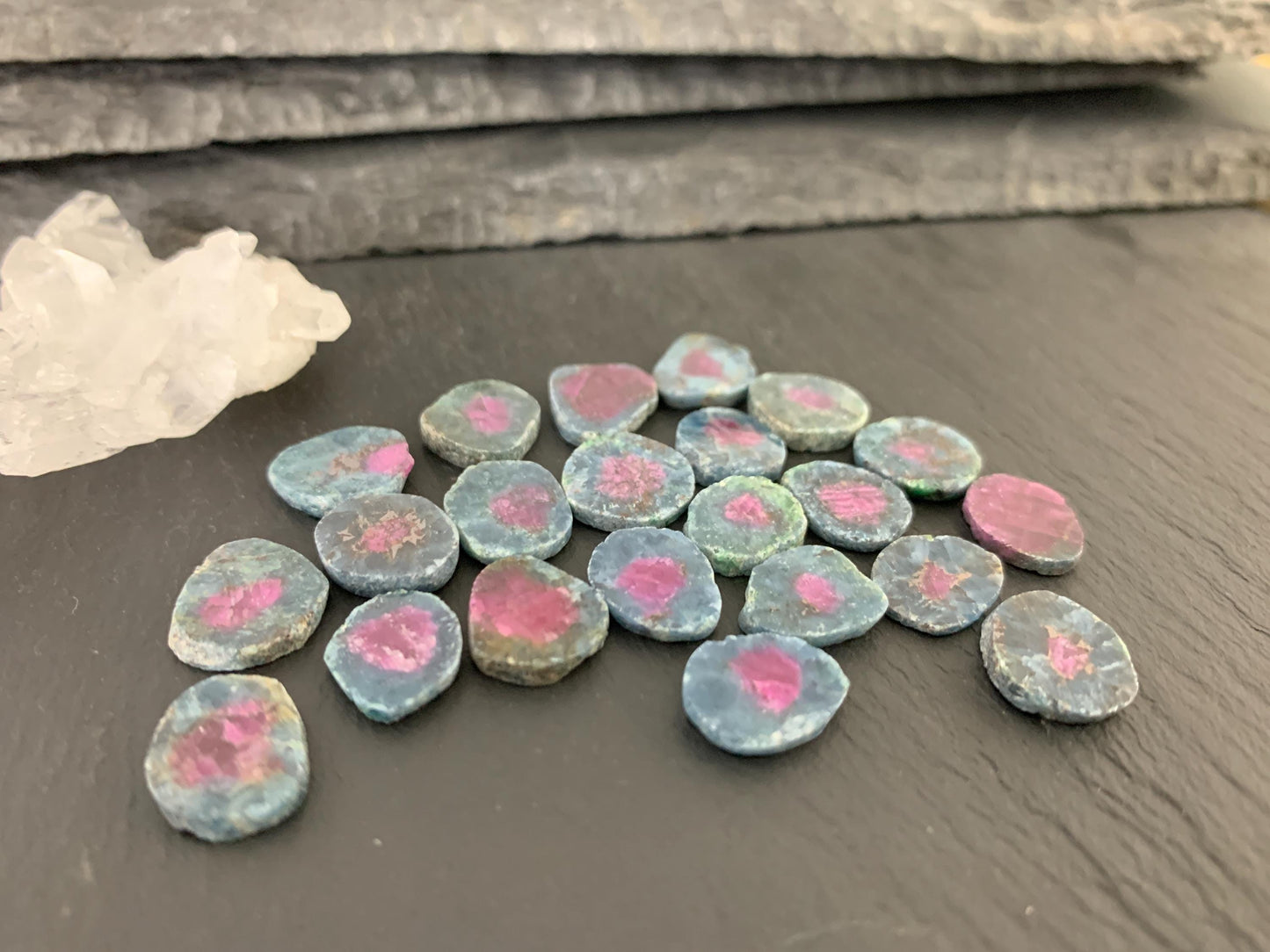 Watermelon Ruby 11mm long slice
