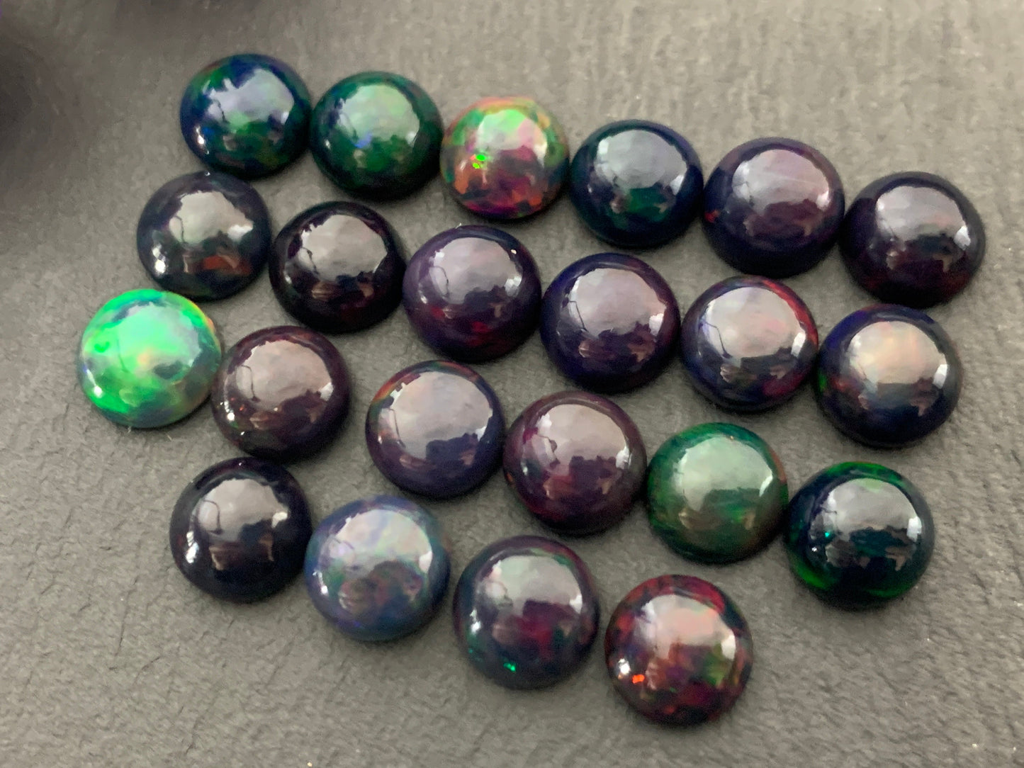 Ethiopian Opal round 8mm cabochon