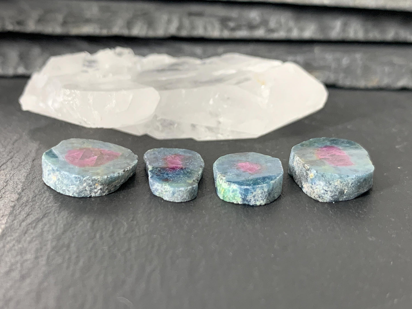 Watermelon Ruby 18mm long slice