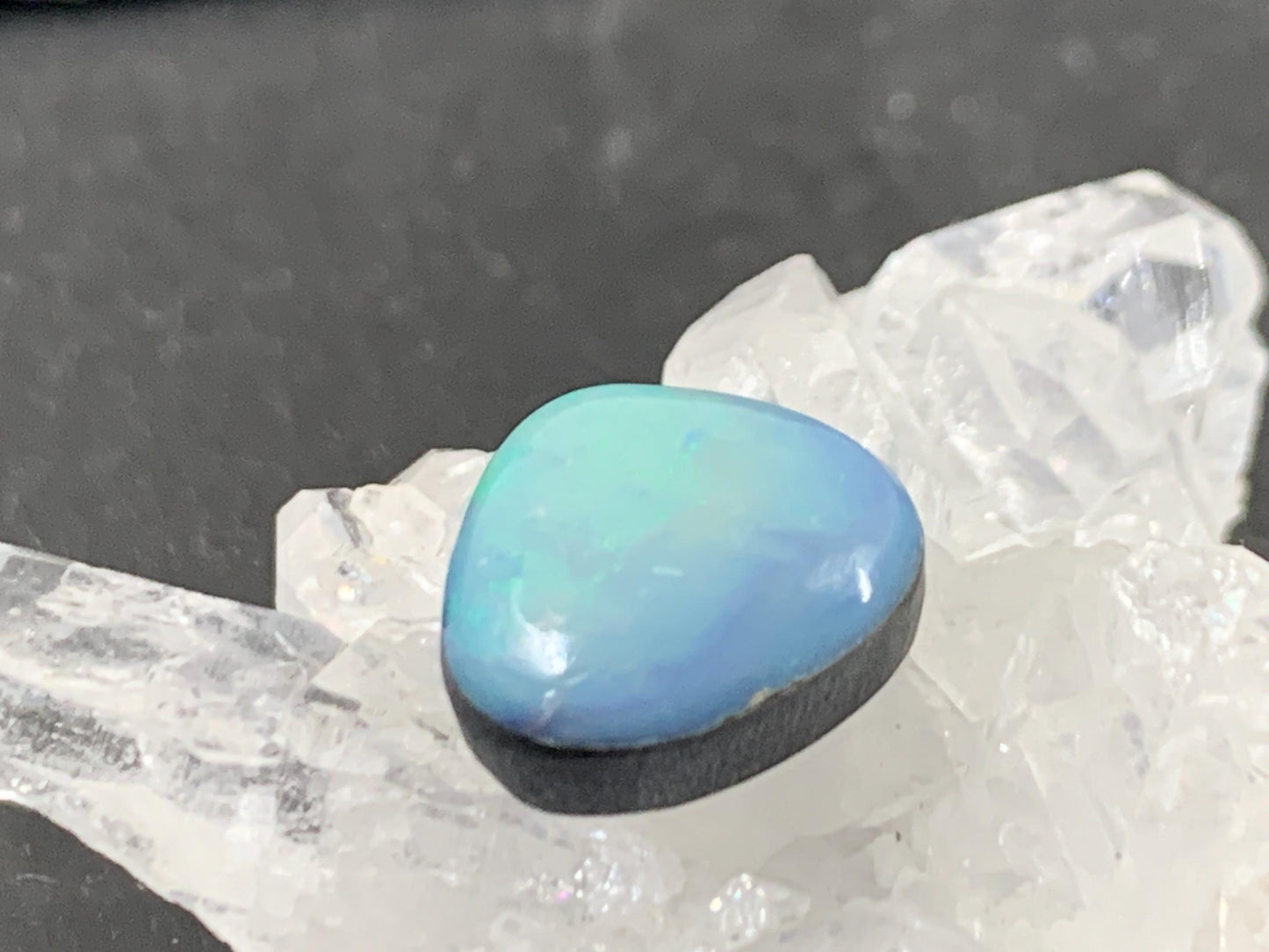 Australian Opal Doublet 11x11x6mm Free Form Cabochon - Natural Gemstone