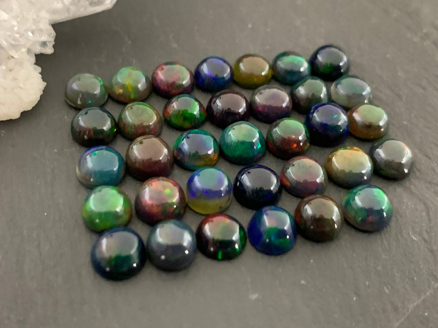 Ethiopian Opal round 6mm cabochon