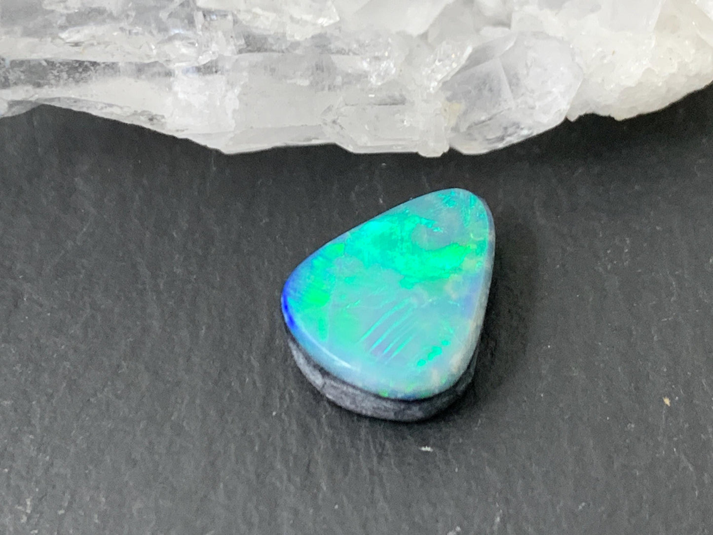 Australian Opal doublet cabochon 10x12mm