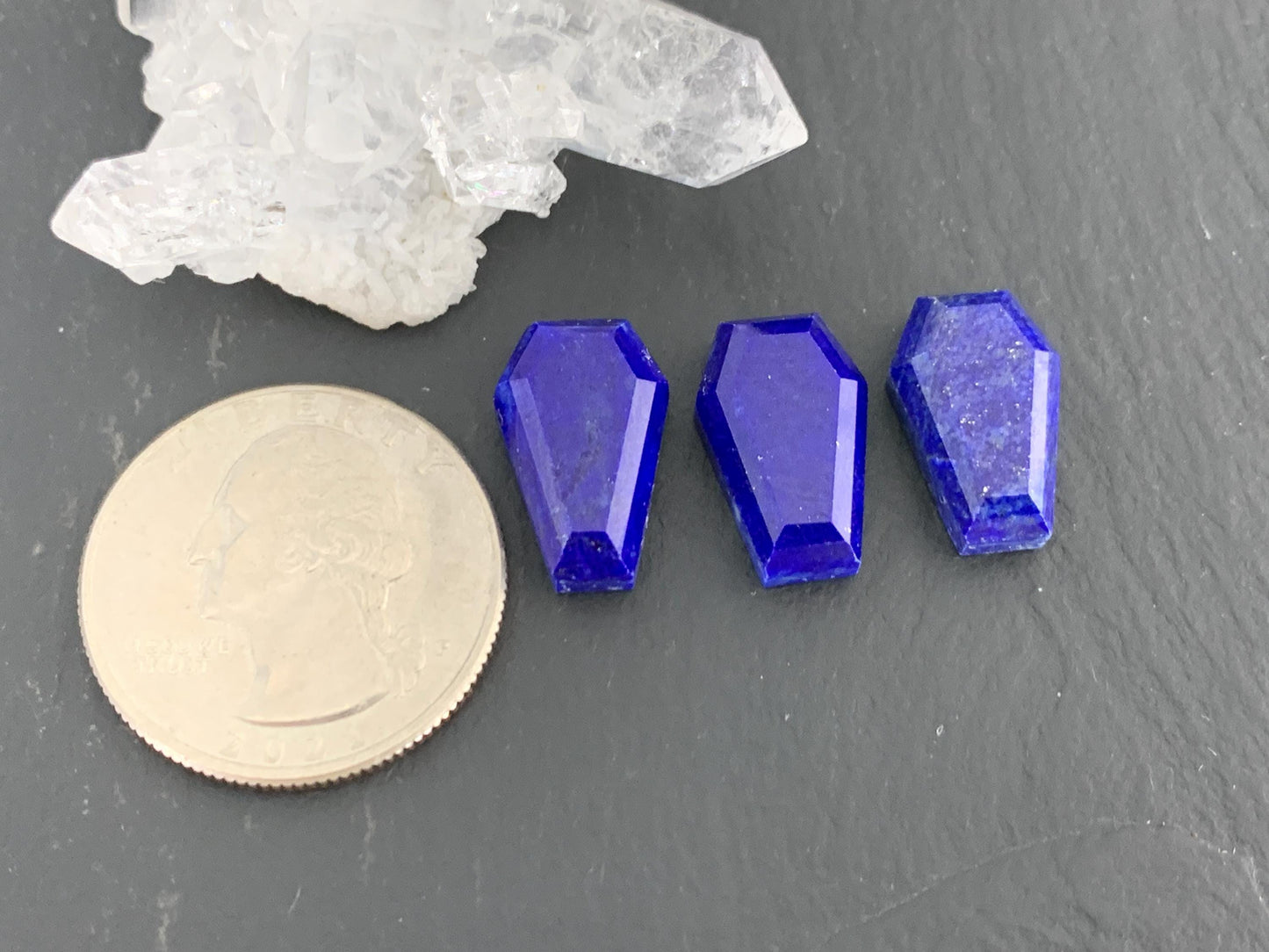 Lapis Lazuli coffin 10x16mm cabochon