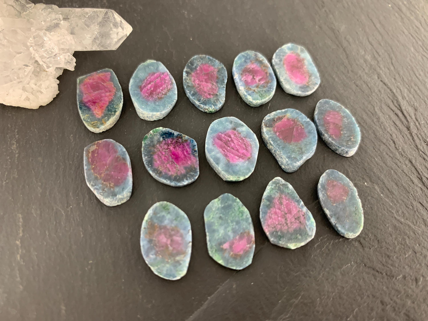 Watermelon Ruby 14mm long slice