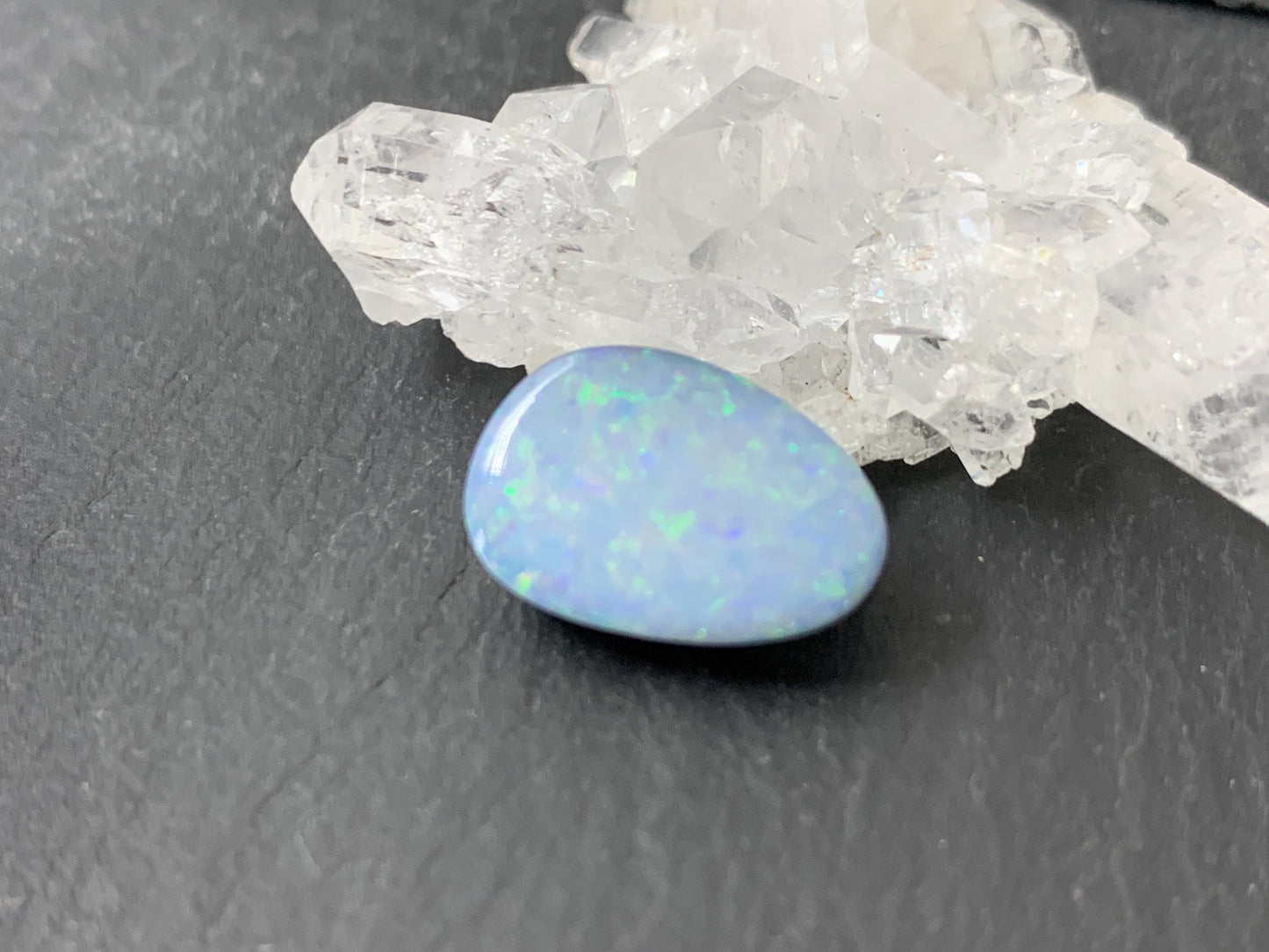 Australian Opal doublet 10x15x4mm cabochon