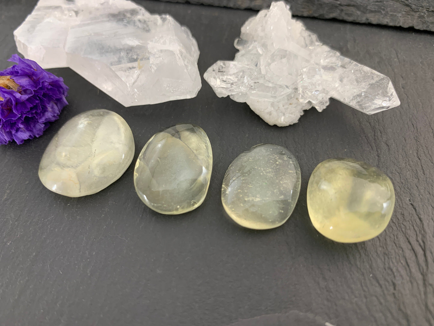 Libyan Desert Glass 19-23mm long cabochon