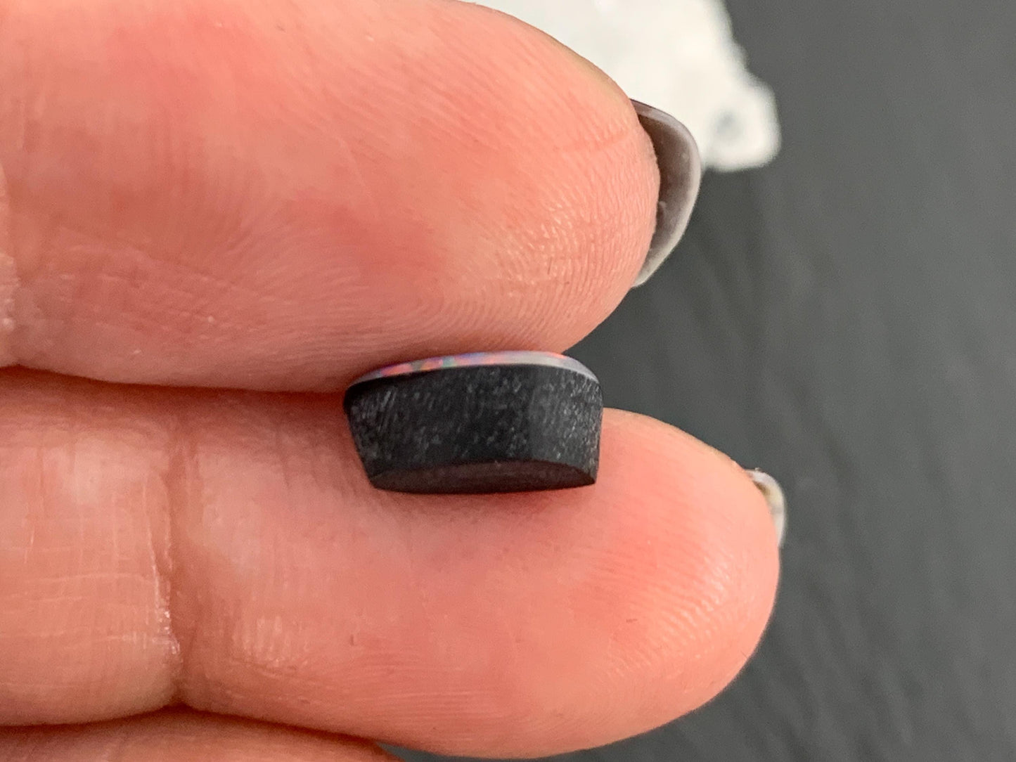 Australian Opal doublet 6x9x4mm cabochon