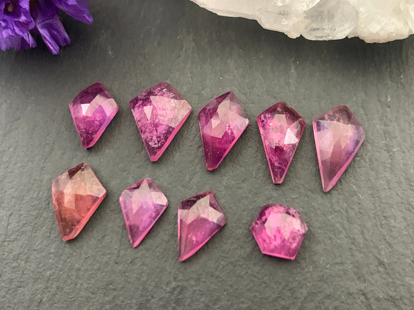 Faceted Thailand Pink Sapphire cabochon | Select Your cabochon