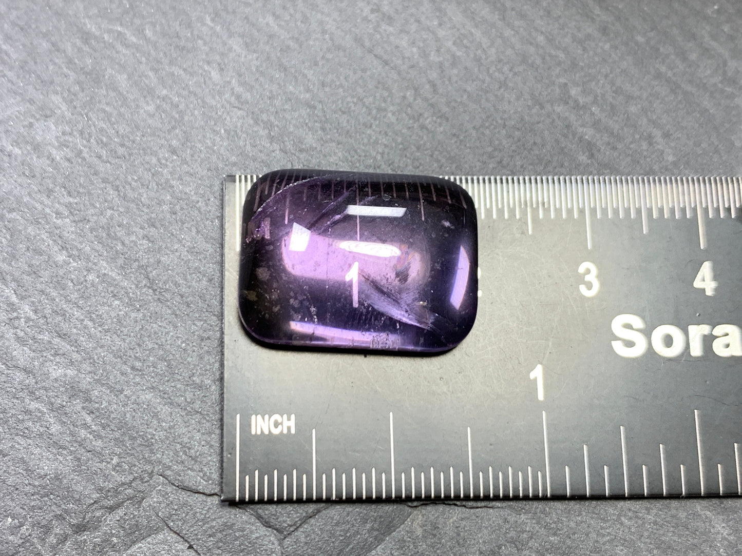 Ametrine rectangle 15x20mm cabochon - Calibrated cabochons
