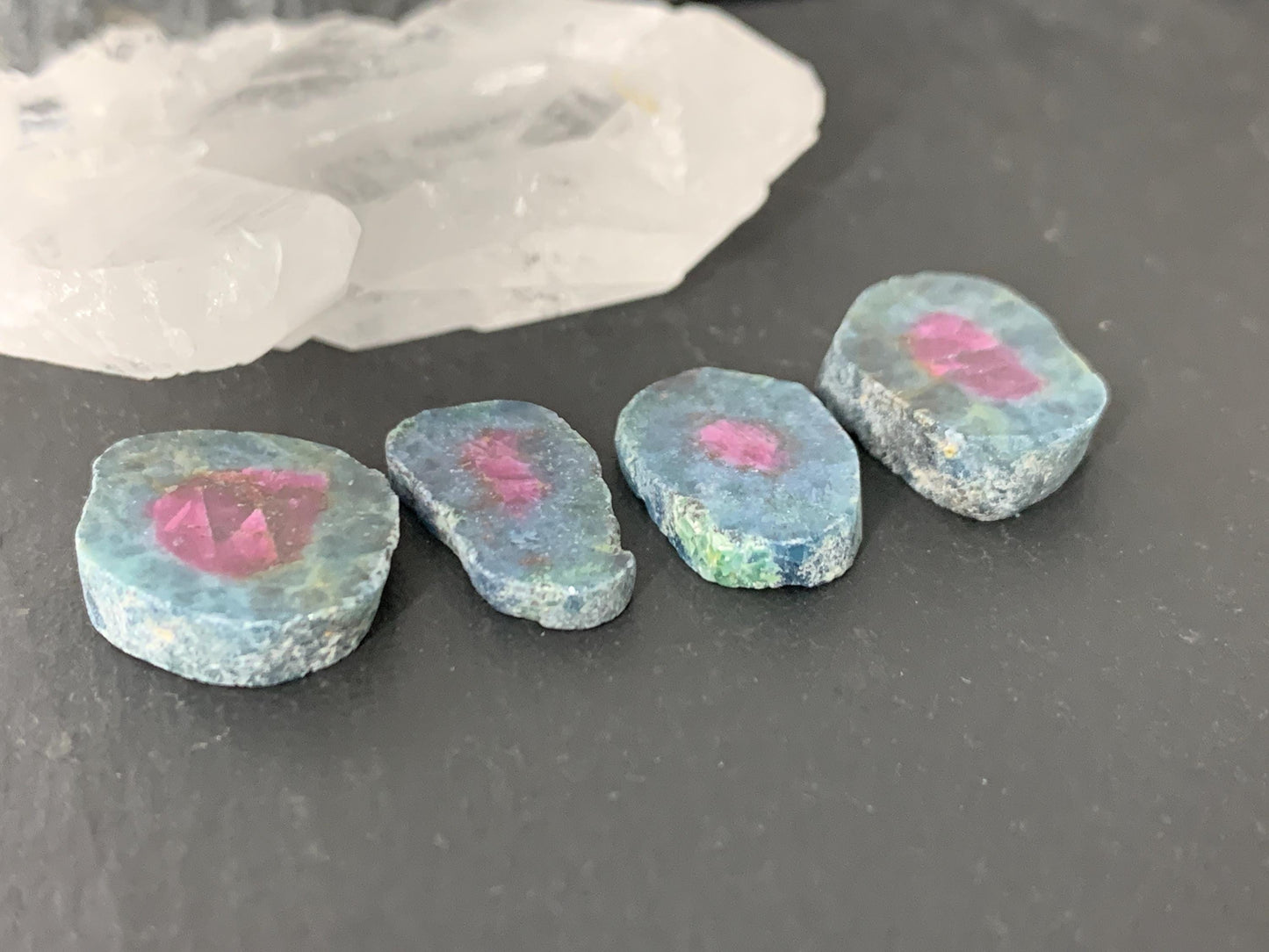 Watermelon Ruby 18mm long slice