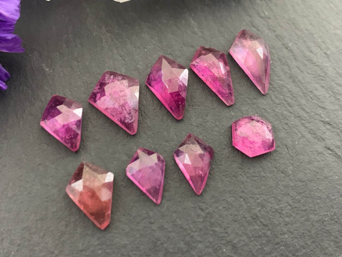 Faceted Thailand Pink Sapphire cabochon | Select Your cabochon