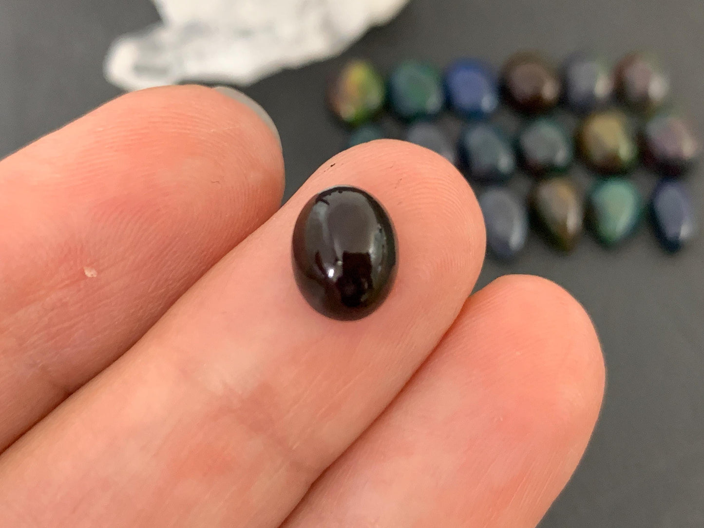 Ethiopian Opal oval, pear 7-9mm cabochon