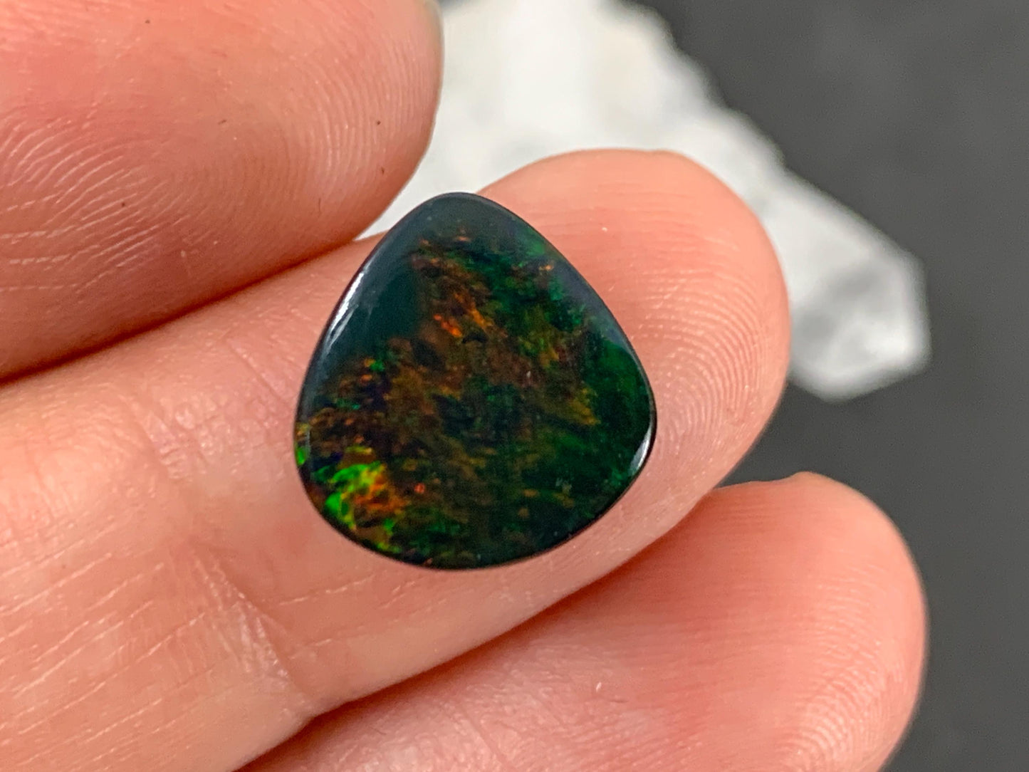 Australian Opal Doublet 12x12x4mm Cabochon