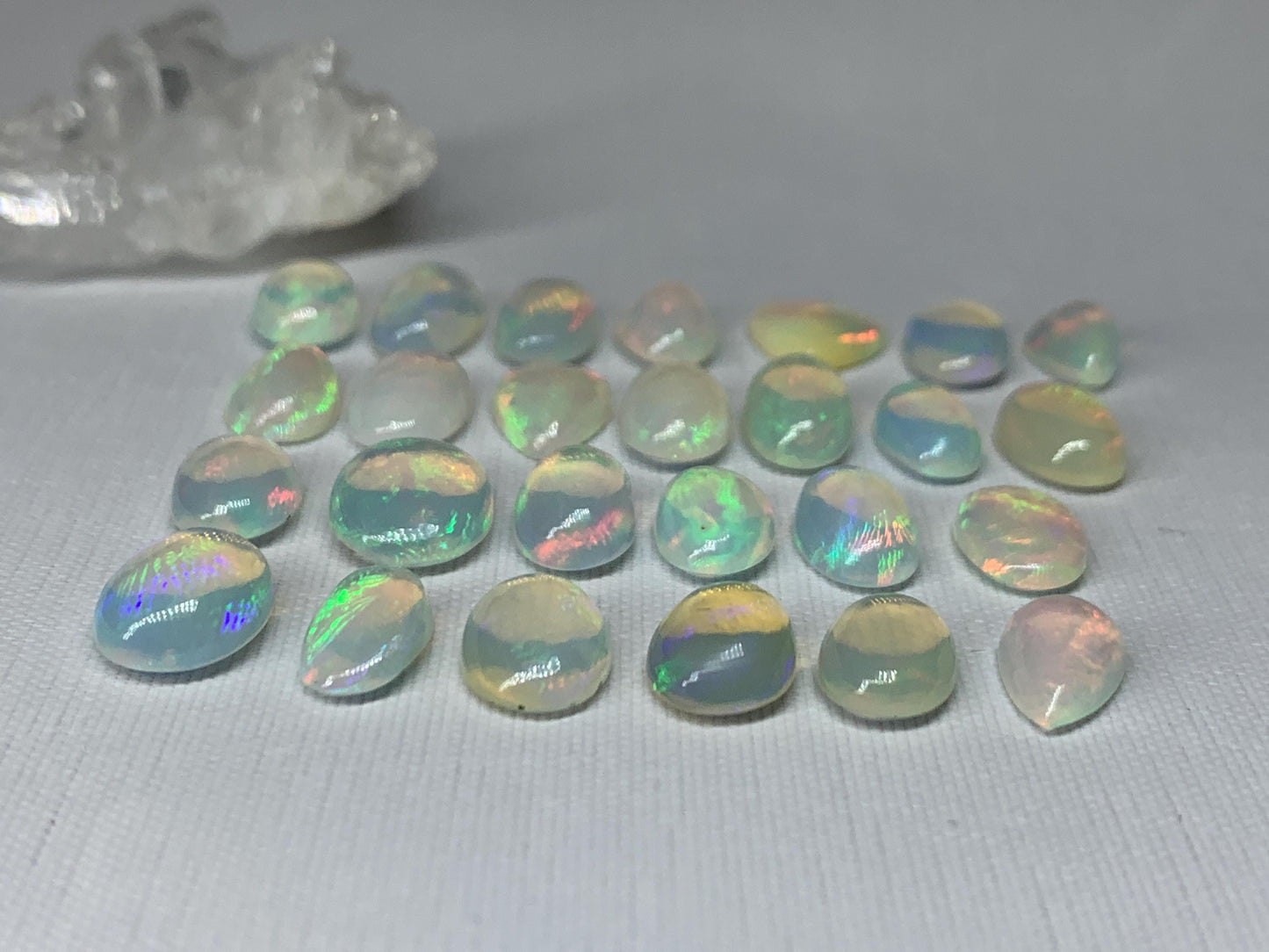 Ethiopian Opal 10-11mm long cabochon