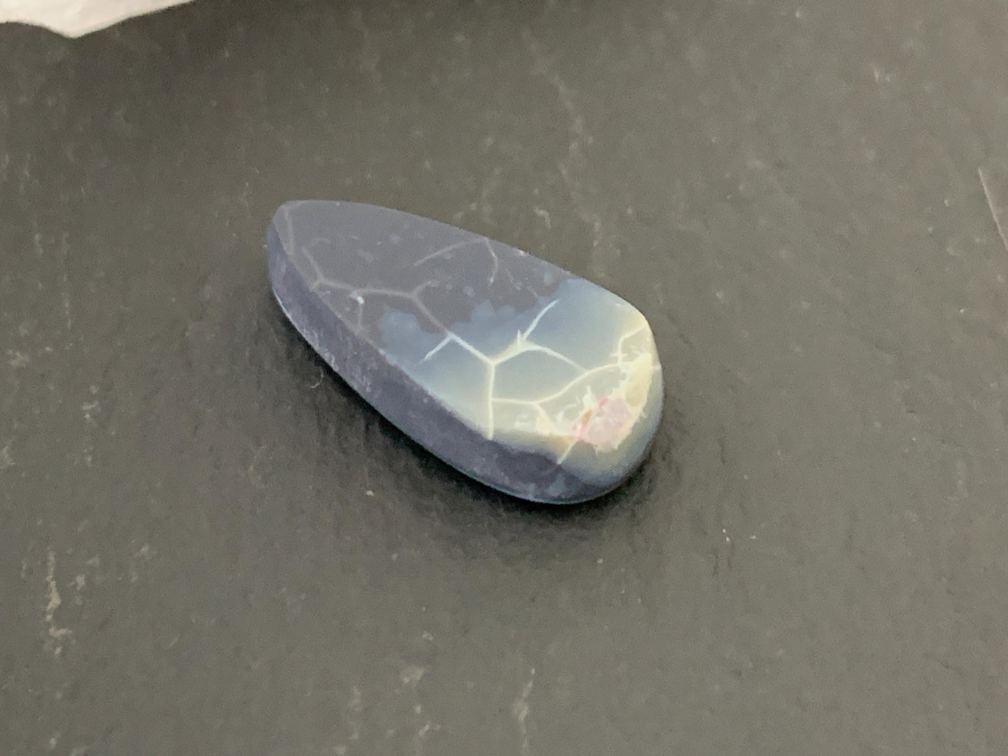Discounted Australian Opal doublet 8x16x4mm cabochon