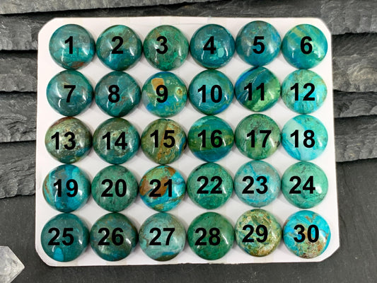 Opaline round 12mm cabochon- Calibrated cabochons