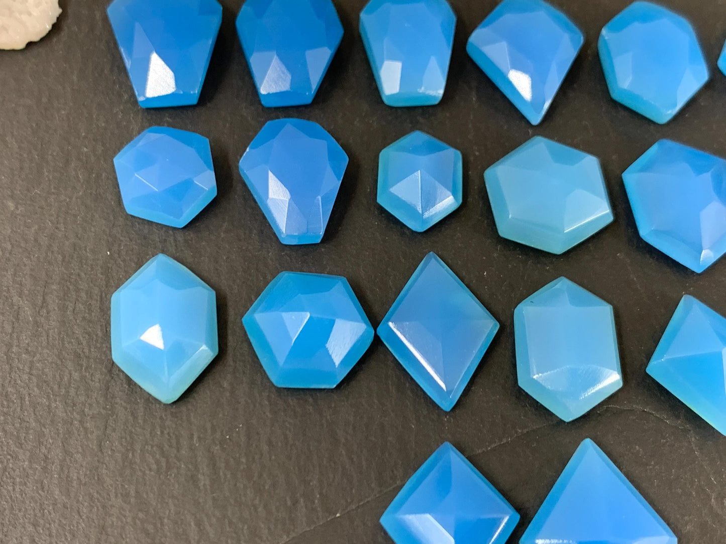 Blue Chalcedony cabochon