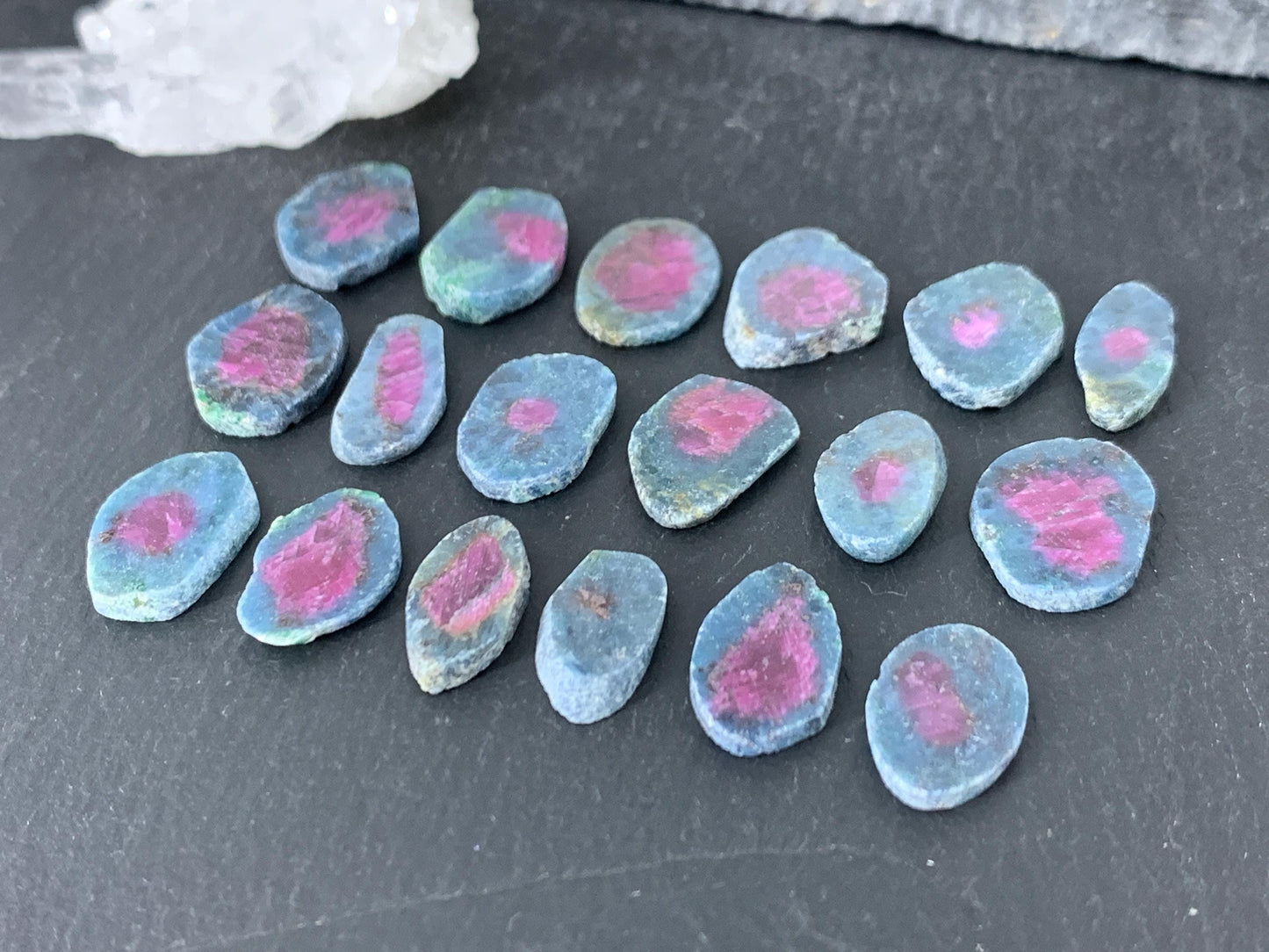 Watermelon Ruby 14mm long slice