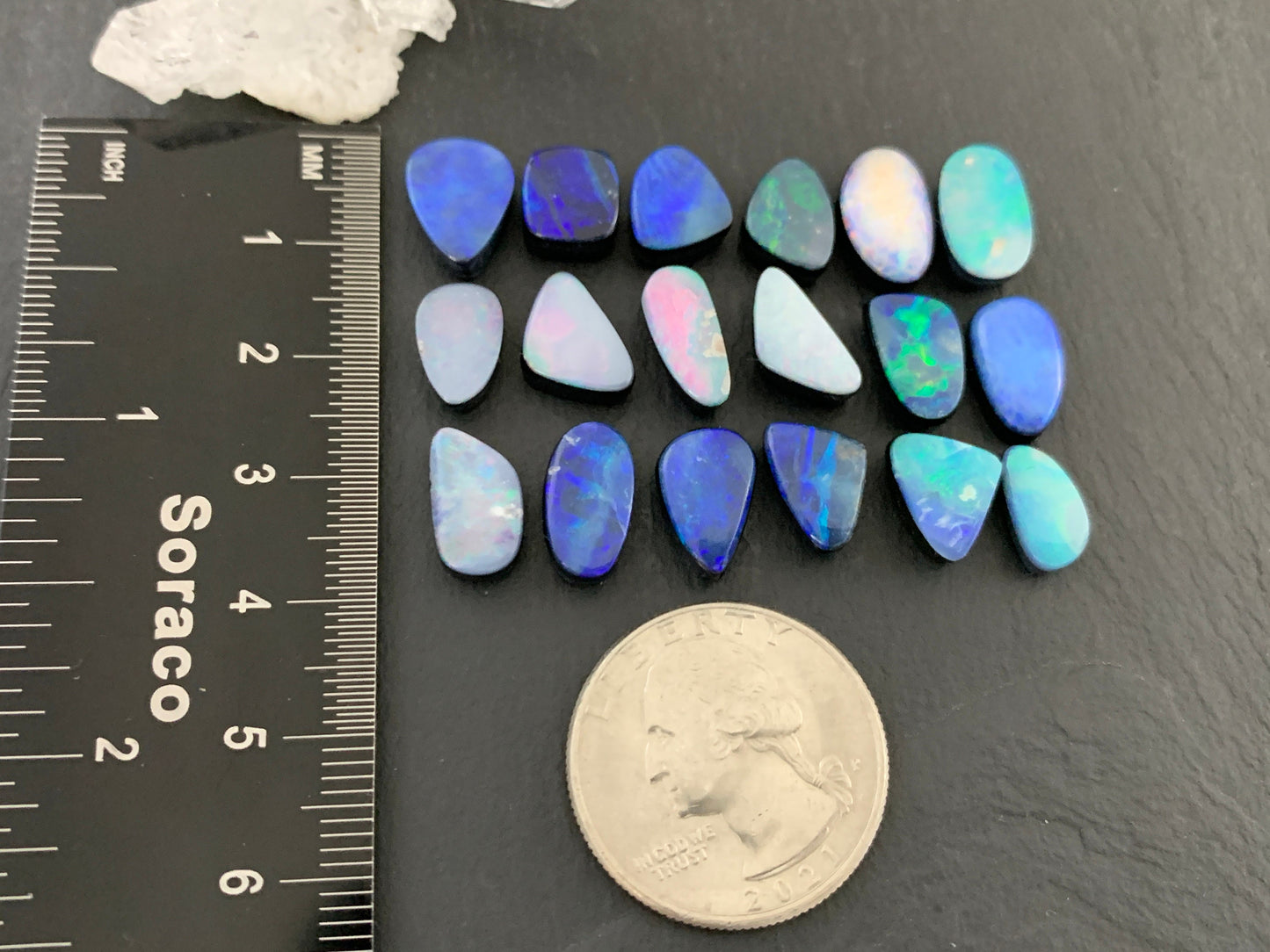 Australian Opal doublet cabochon